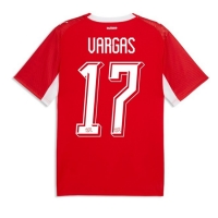 Camiseta Suiza Ruben Vargas #17 Primera Equipación Replica Mundial 2026 mangas cortas